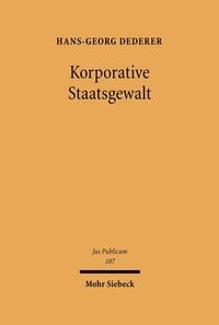 Produktbild: Korporative Staatsgewalt