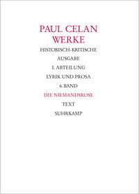 Produktbild: Werke. Historisch-kritische Ausgabe. I. Abteilung: Lyrik und Prosa
