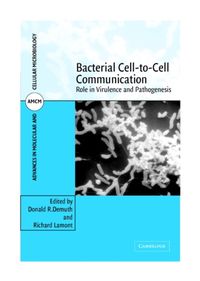 Bild vom Artikel Bacterial Cell-To-Cell Communication: Role in Virulence and Pathogenesis vom Autor Donald R. (University of Louisville, Kentu Demuth