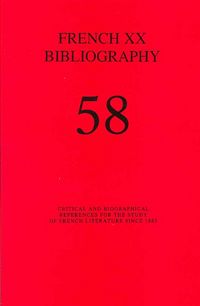 Produktbild: French XX Bibliography Issue 58