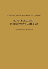Produktbild: Wave Propagation in Dissipative Materials