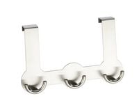 Produktbild: T&uuml;rgarderobe Mod. Rondo, 3 Haken, Edelstahl rostfrei