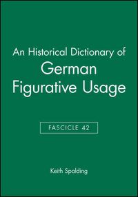 Produktbild: Historical Dict Of German Figu