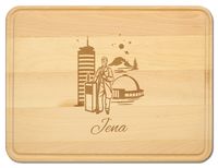 Produktbild: Buchenholz Schneidebrett 40x30cm, Motiv Jena