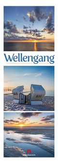 Wellengang - Ein Spaziergang entlang der Küste Triplet-Kalender 2024 von Ackermann Kunstverlag