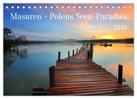 Produktbild: Masuren - Polens Seen-Paradies (Tischkalender 2026 DIN A5 quer), CALVENDO Monatskalender