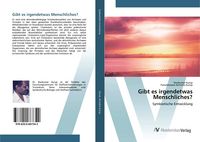 Produktbild: Gibt es irgendetwas Menschliches?