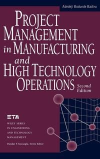 Produktbild: Project Management in Manufacturing and High Technology Operations