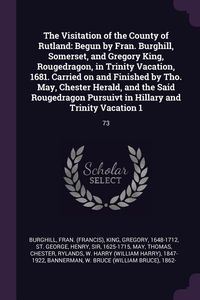 Produktbild: The Visitation of the County of Rutland