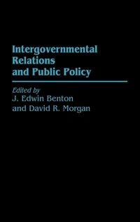 Produktbild: Intergovernmental Relations and Public Policy