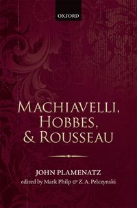 Produktbild: Machiavelli, Hobbes, and Rousseau