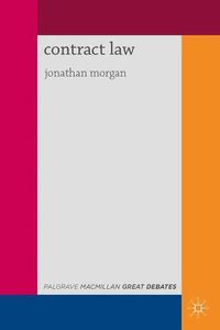 Produktbild: Morgan, J: Great Debates in Contract Law
