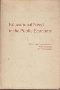 Produktbild: Educational Need in the Public Economy