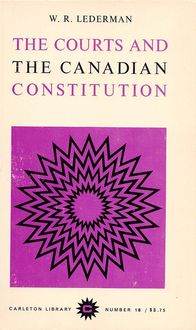 Produktbild: Courts and the Canadian Constitution