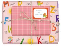 Produktbild: Geschenkpapier-Set f&uuml;r Kinder, Einschulung (f&uuml;r M&auml;dchen)