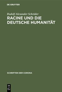 Produktbild: Racine und die deutsche Humanit&auml;t