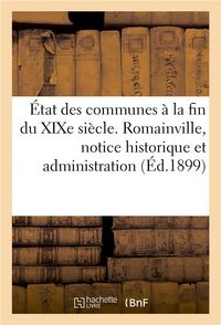 Produktbild: &Eacute;tat Des Communes &Agrave; La Fin Du XIXe Si&egrave;cle