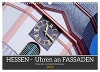 Produktbild: Hessen - Uhren an Fassaden (Wandkalender 2026 DIN A3 quer), CALVENDO Monatskalender
