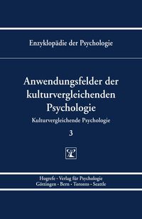 Produktbild: Anwendungsfelder der kulturvergleichenden Psychologie