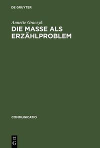 Produktbild: Die Masse als Erz&auml;hlproblem