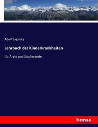 Produktbild: Lehrbuch der Kinderkrankheiten
