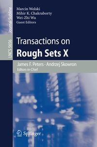 Produktbild: Transactions on Rough Sets X