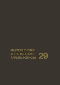 Produktbild: Masters Theses in the Pure and Applied Sciences