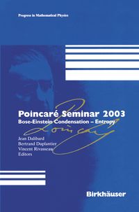 Produktbild: Poincar&eacute; Seminar 2003