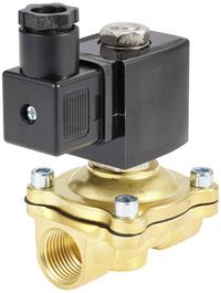 Produktbild: TRU COMPONENTS TC-2W3112GBN-DC24V Direktgesteuertes Ventil 24 V/DC G 3/8 Nennweite (Details) 10 mm 1 St.