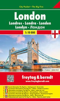 Bild vom Artikel London 1 : 10 000 City Pocket vom Autor Freytag-Berndt und Artaria KG