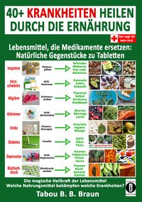 Bild vom Artikel 40+ Krankheiten heilen durch die Ernährung - Lebensmittel, die Medikamente ersetzen: Natürliche Gegenstücke zu Tabletten vom Autor Tabou Banganté Blessing Braun