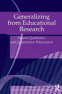 Produktbild: Generalizing from Educational Research