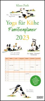 Bild vom Artikel Yoga für Kühe Familienplaner 2023 – Wandkalender – Familien-Kalender mit 6 Spalten – Format 22 x 49,5 cm vom Autor 