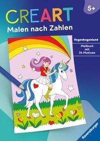 Produktbild: CreArt Malen nach Zahlen ab 5: Regenbogenland