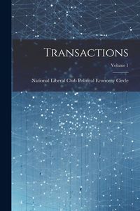 Produktbild: Transactions; Volume 1