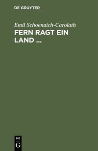 Produktbild: Fern ragt ein Land ...