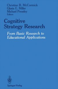 Produktbild: Cognitive Strategy Research