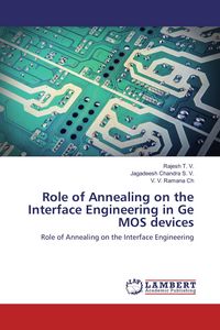 Produktbild: Role of Annealing on the Interface Engineering in Ge MOS devices