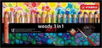 Produktbild: STABILO Aquarellbuntstift woody 3 in 1