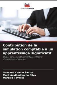 Produktbild: Contribution de la simulation comptable &agrave; un apprentissage significatif
