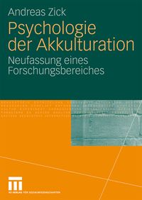 Produktbild: Psychologie der Akkulturation