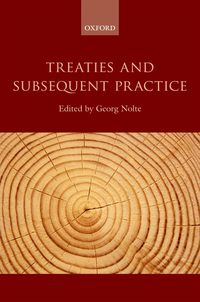 Produktbild: Treaties and Subsequent Practice