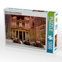Produktbild: CALVENDO Puzzle Khazne al-Firaun, das "Schatzhaus" | 1000 Teile Lege-Gr&ouml;&szlig;e 64x48cm Foto-Puzzle f&uuml;r gl&uuml;ckliche Stunden