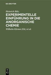Produktbild: Experimentelle Einf&uuml;hrung in die anorganische Chemie