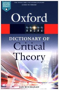 Produktbild: A Dictionary of Critical Theory