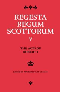 Produktbild: Acts of Robert I (1306-1329)