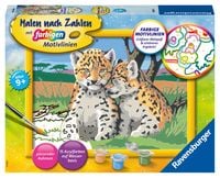 Produktbild: CreArt, Malen nach Zahlen Kinder - Kleine Leoparden