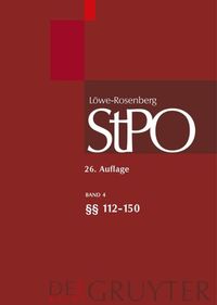 Produktbild: L&ouml;we/Rosenberg. Die Strafproze&szlig;ordnung und das Gerichtsverfassungsgesetz / &sect;&sect; 112-150