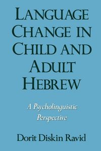 Produktbild: Language Change in Child and Adult Hebrew