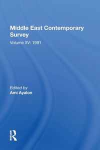 Produktbild: Middle East Contemporary Survey, Volume Xv